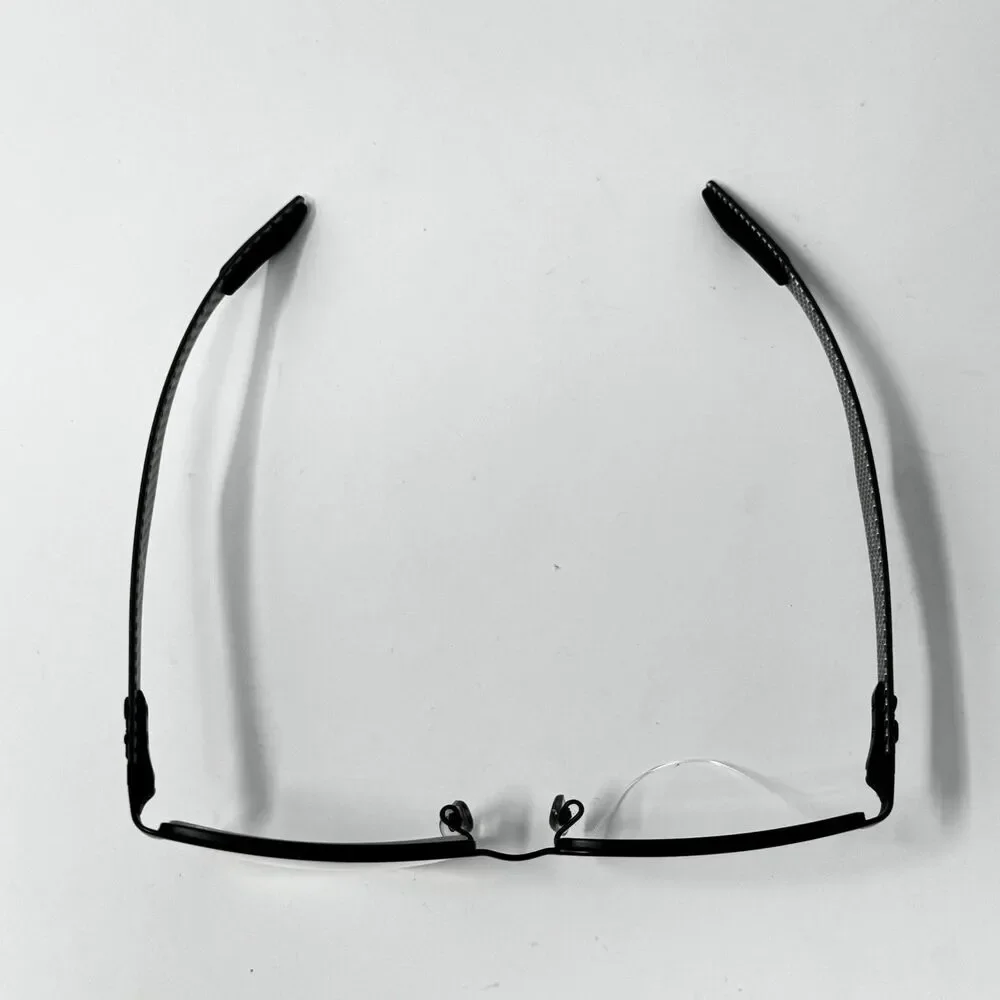 Ray-Ban RB8412 2503 Black Carbon Fiber Half Rim Eyeglass Frames 54-17-145